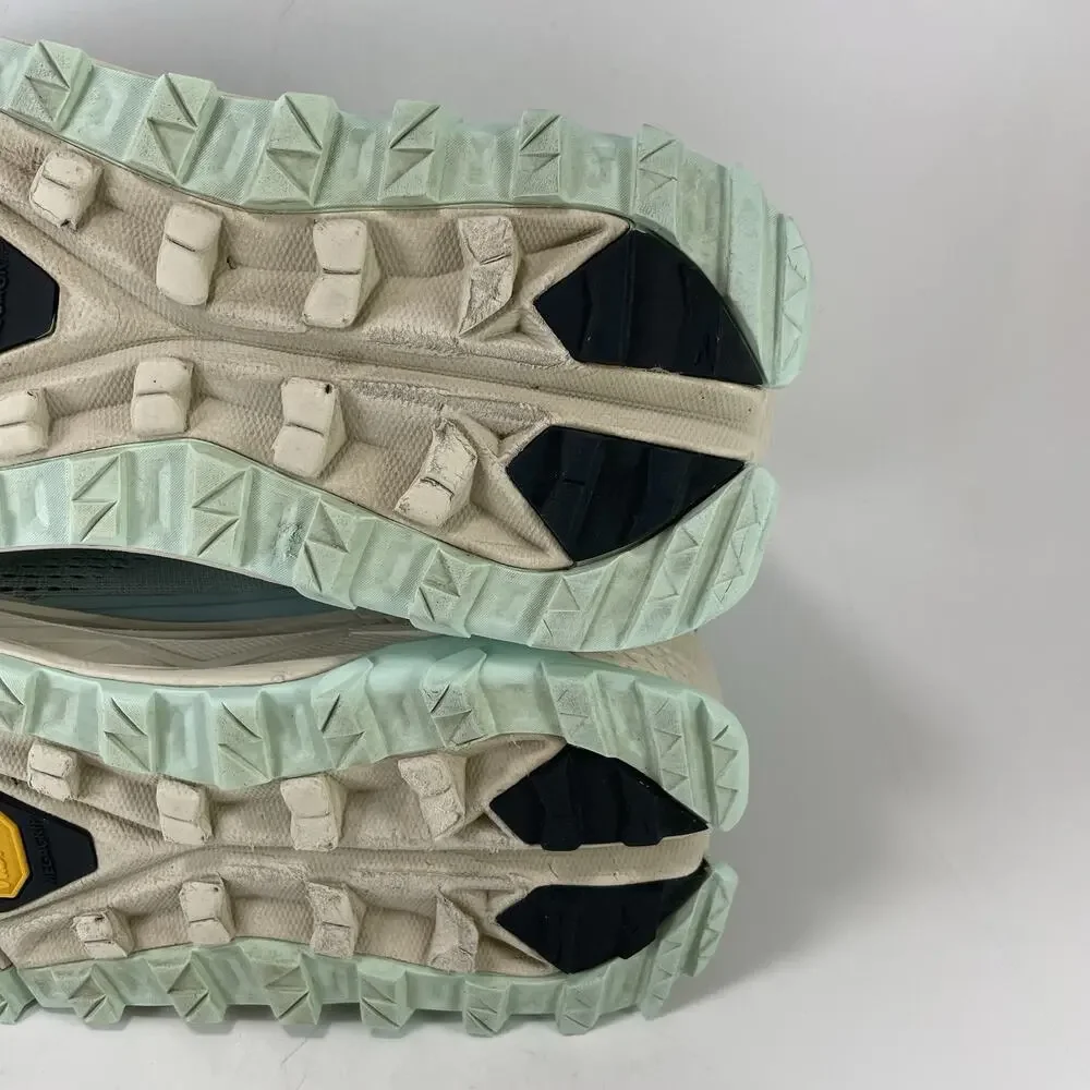 Altra Olympus 5 Trail Running Shoes Womens Size 8 Light Blue Vibram Megagrip
